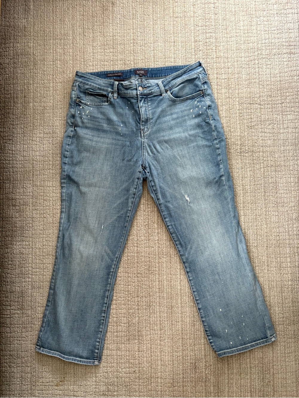 NYDJ Women’s Marilyn Straight Crop Jeans Size 16